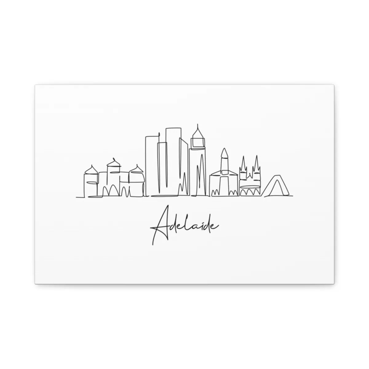 Adelaide Skyline Canvas Print