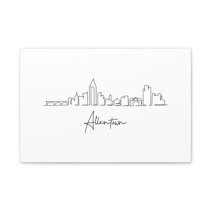 Allentown Skyline Canvas Print