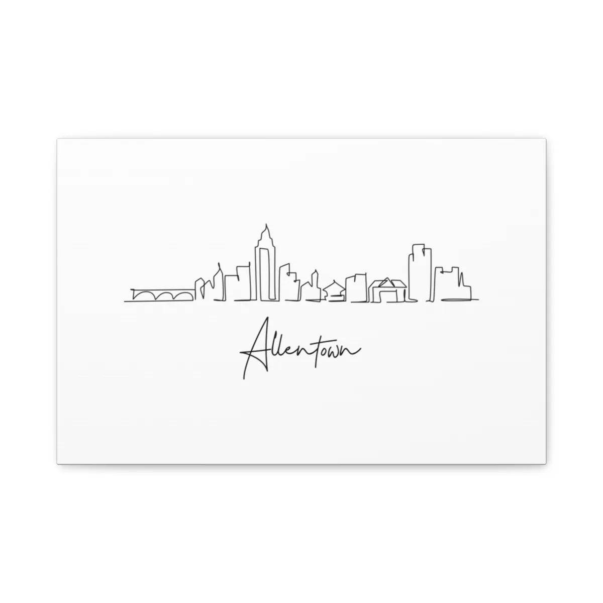 Allentown Skyline Canvas Print