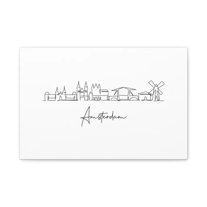 Amsterdam Skyline Canvas Print