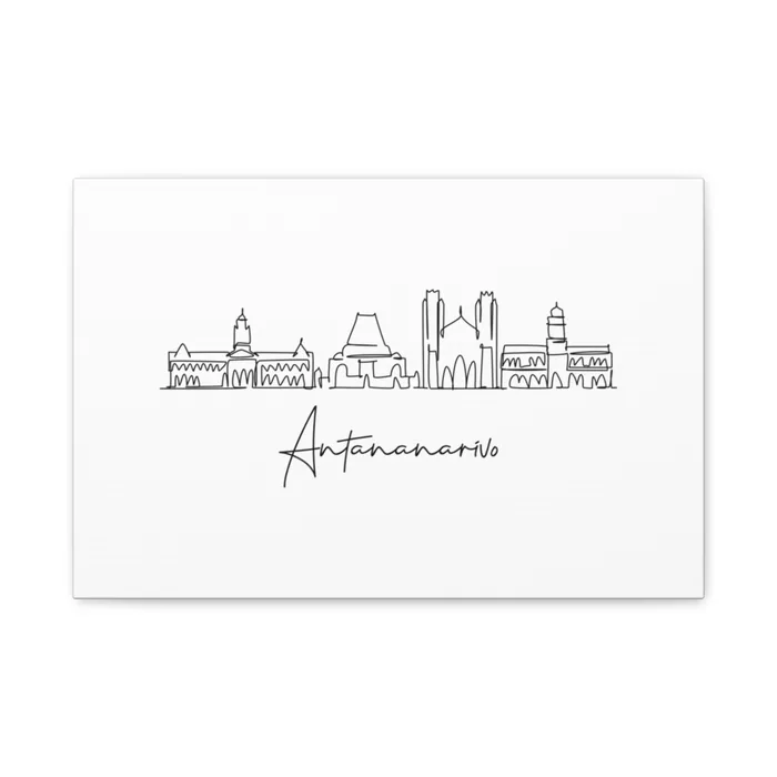 Antananarivo Skyline Canvas Print