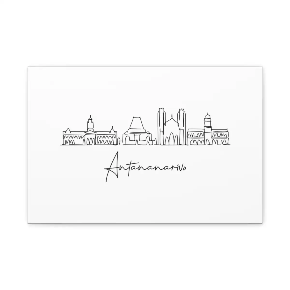 Antananarivo Skyline Canvas Print
