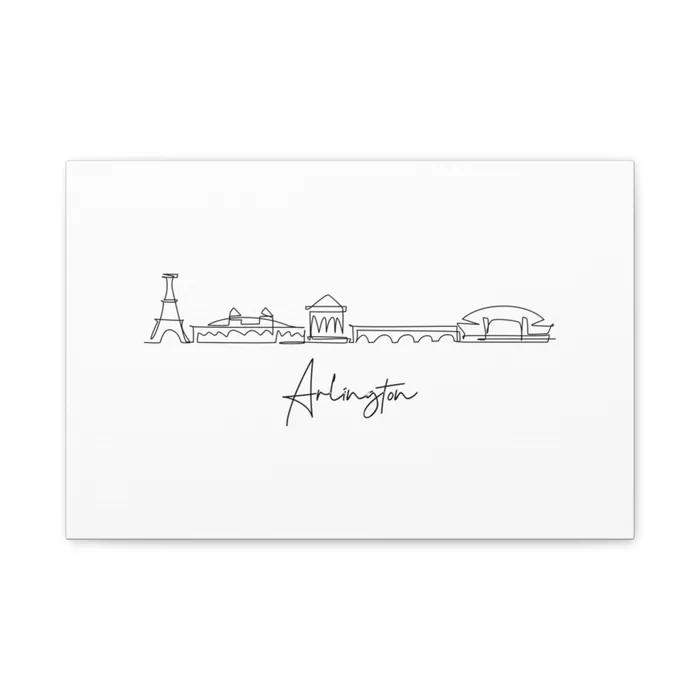 Arlington Skyline Canvas Print