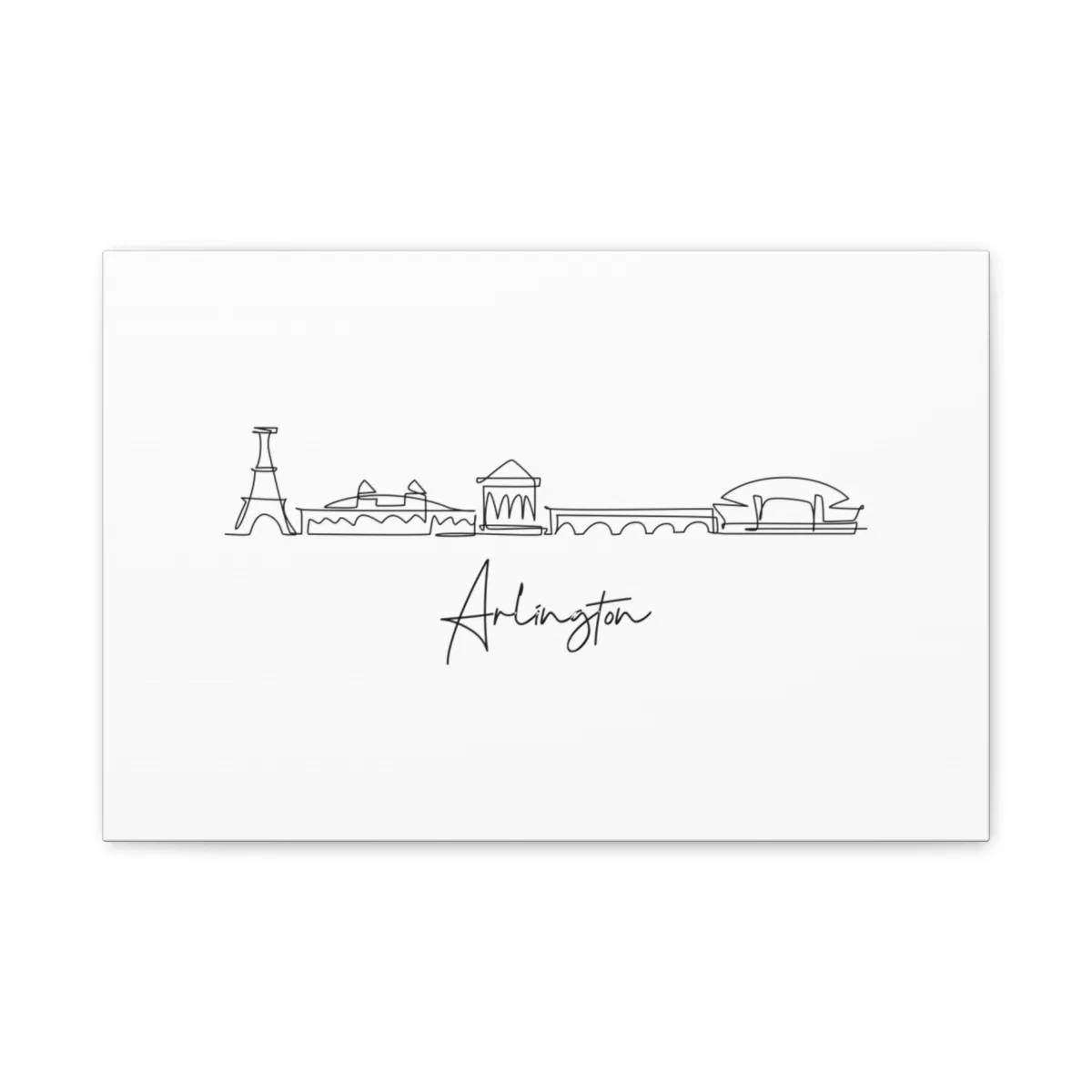 Arlington Skyline Canvas Print