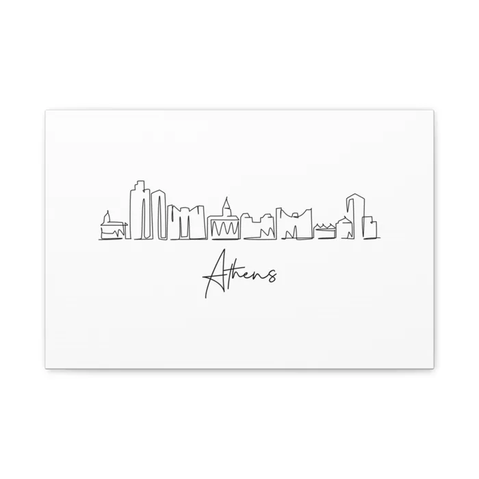 Athens, Georgia Skyline Canvas Print