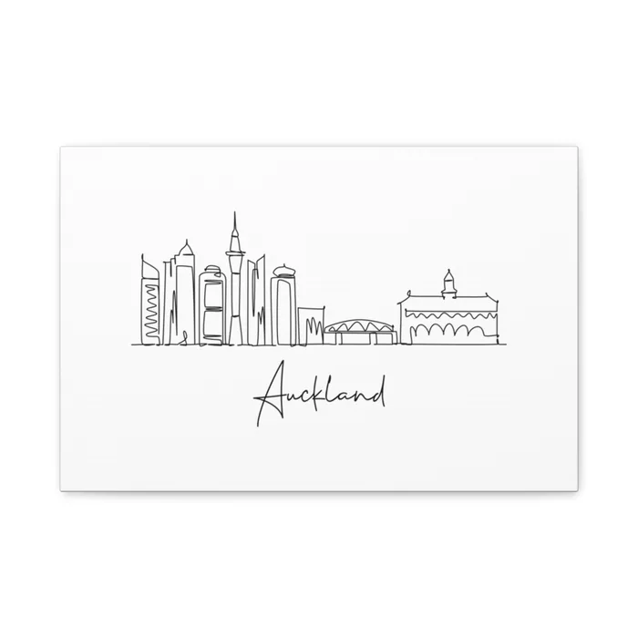Auckland Skyline Canvas Print