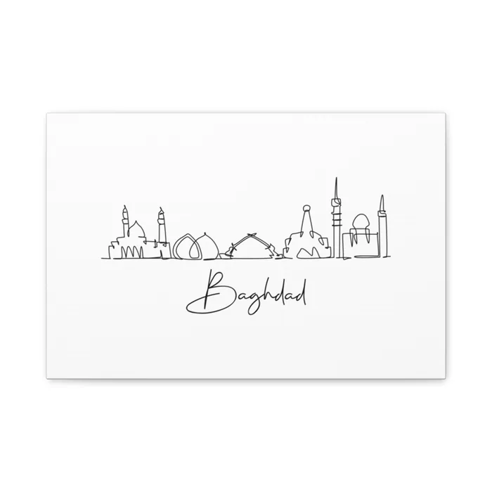 Baghdad Skyline Canvas Print