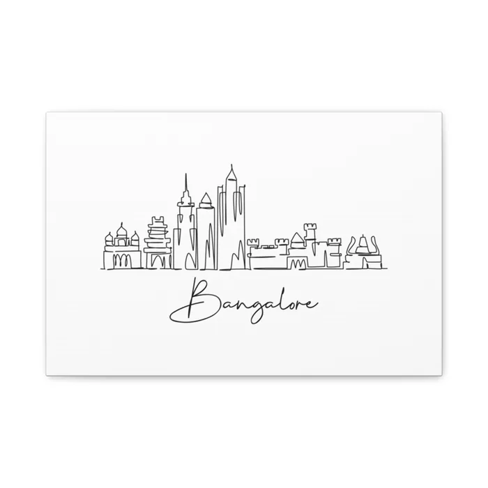 Bangalore Skyline Canvas Print