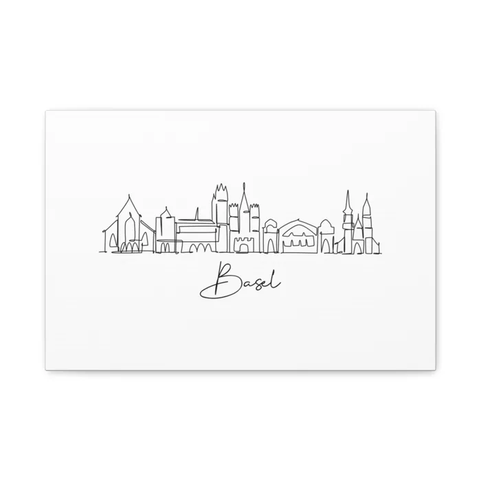 Basel Skyline Canvas Print