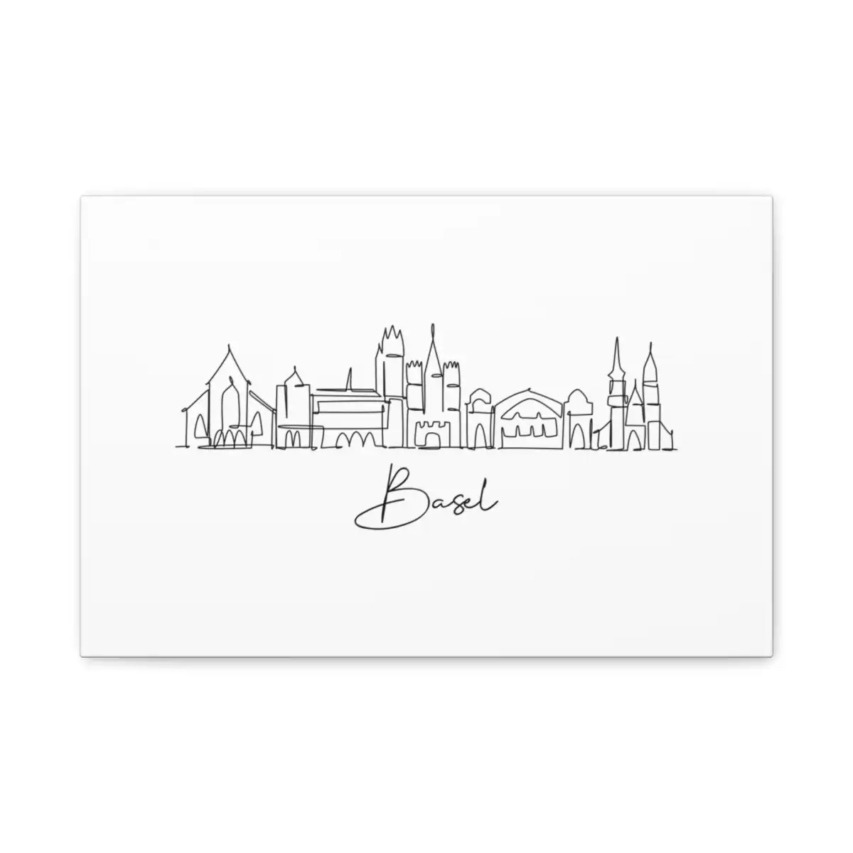 Basel Skyline Canvas Print