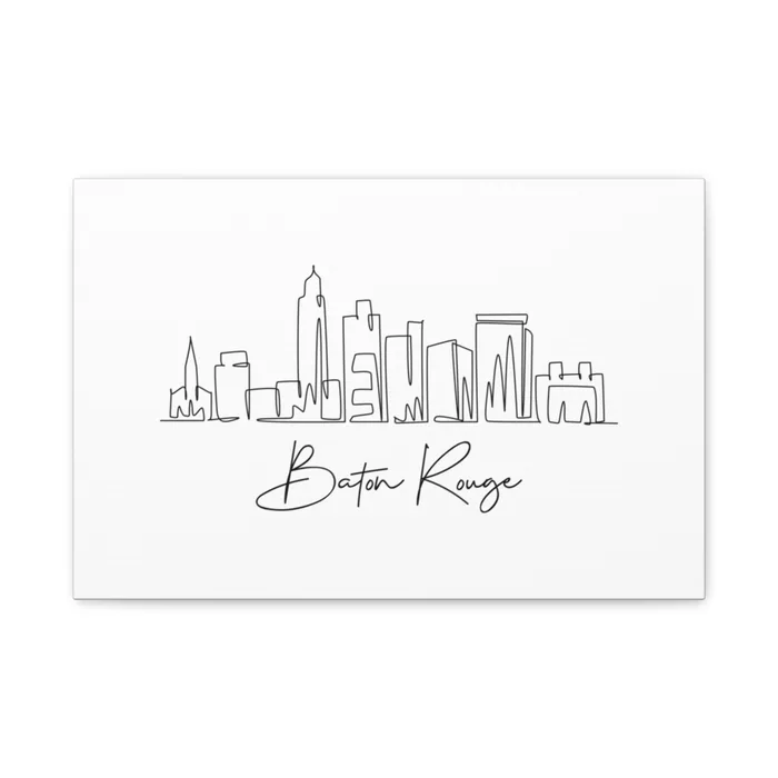 Baton Rouge Skyline Canvas Print