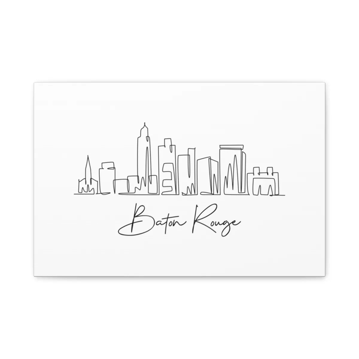 Baton Rouge Skyline Canvas Print