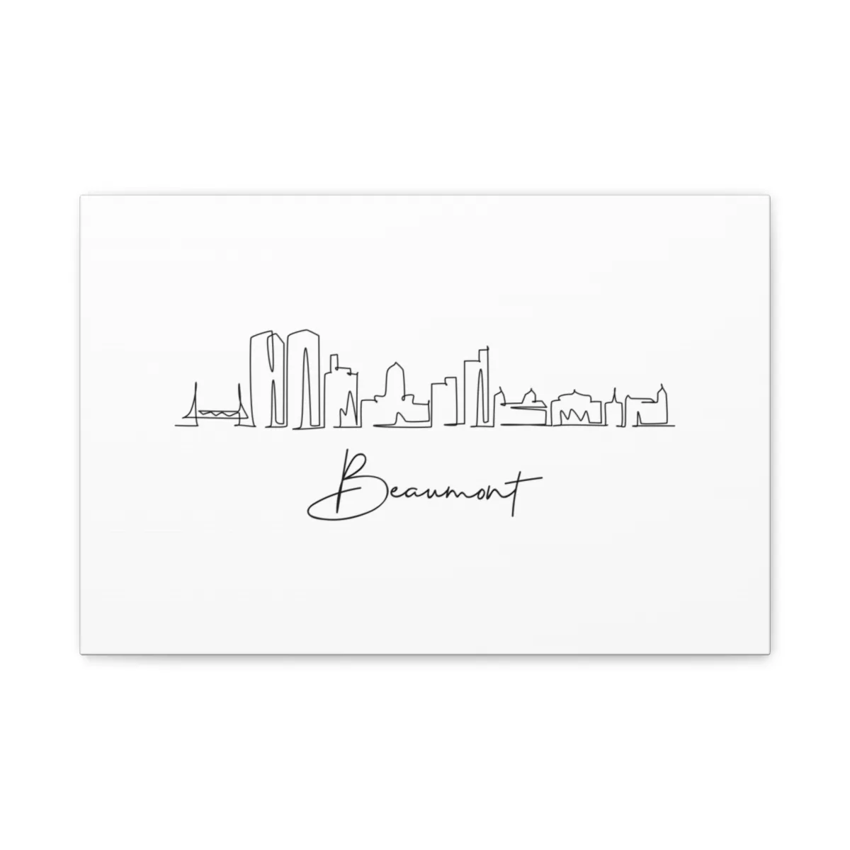 Beaumont Skyline Canvas Print