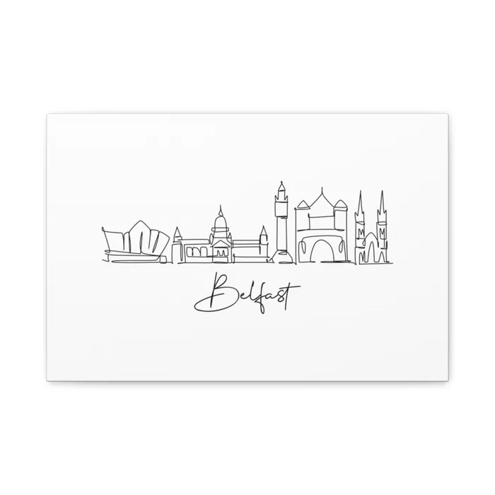 Belfast Skyline Canvas Print