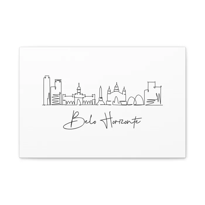 Belo Horizonte Skyline Canvas Print