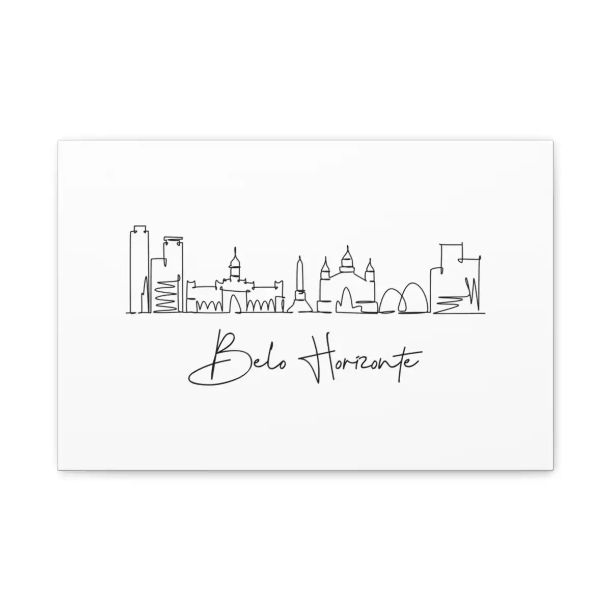 Belo Horizonte Skyline Canvas Print