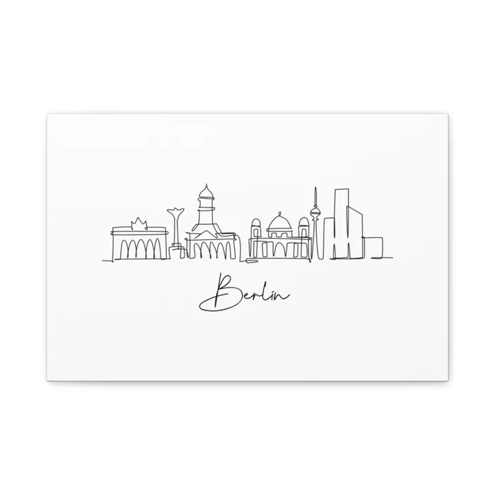 Berlin Skyline Canvas Print