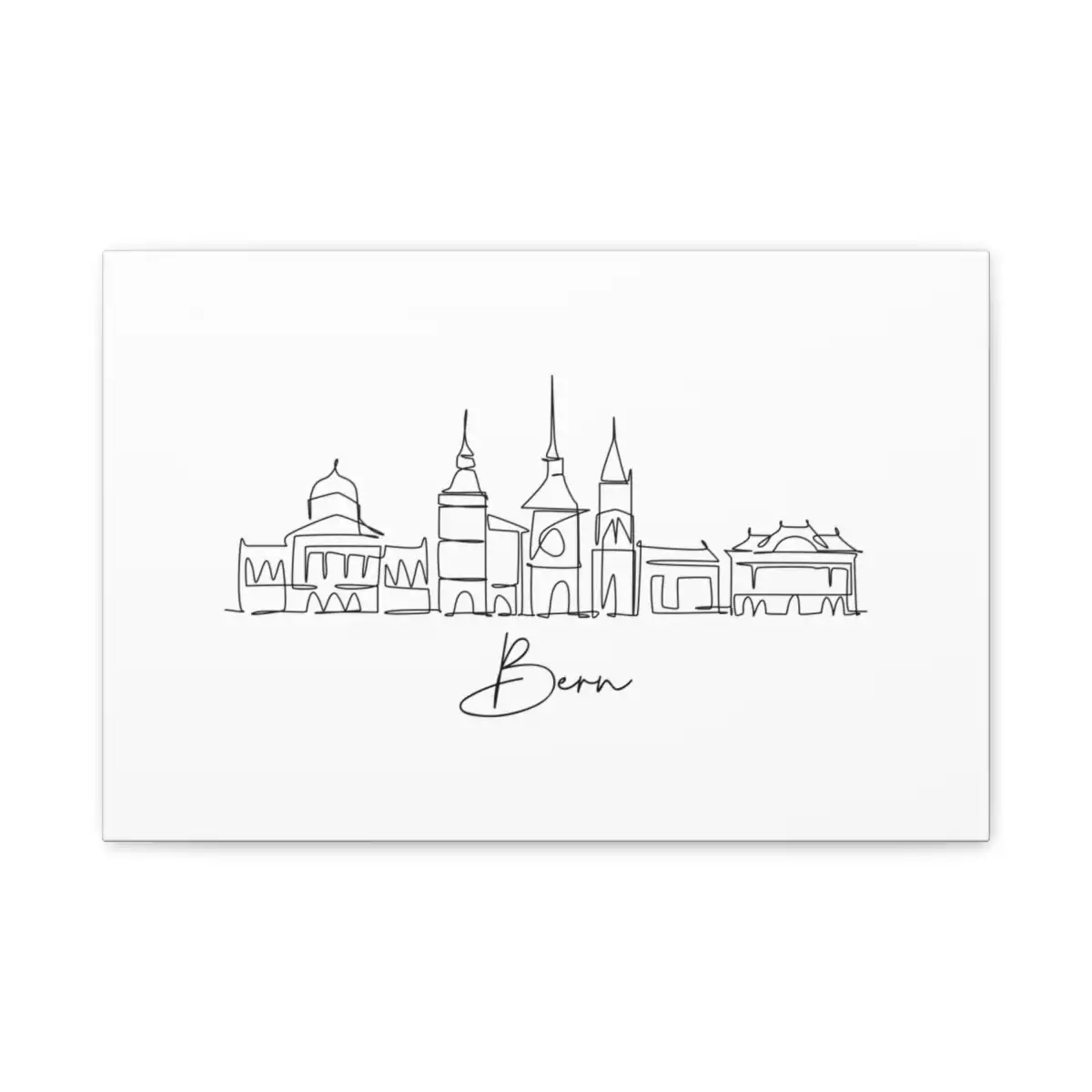Bern Skyline Canvas Print