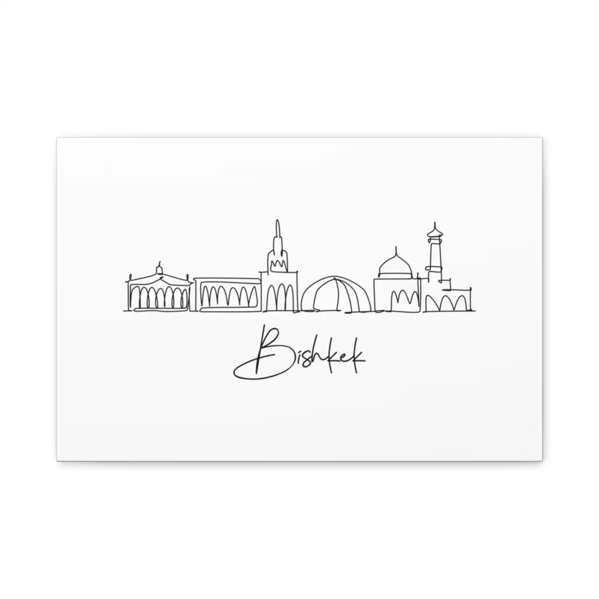 Bishkek Skyline Canvas Print
