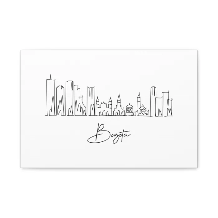 Bogota Skyline Canvas Print