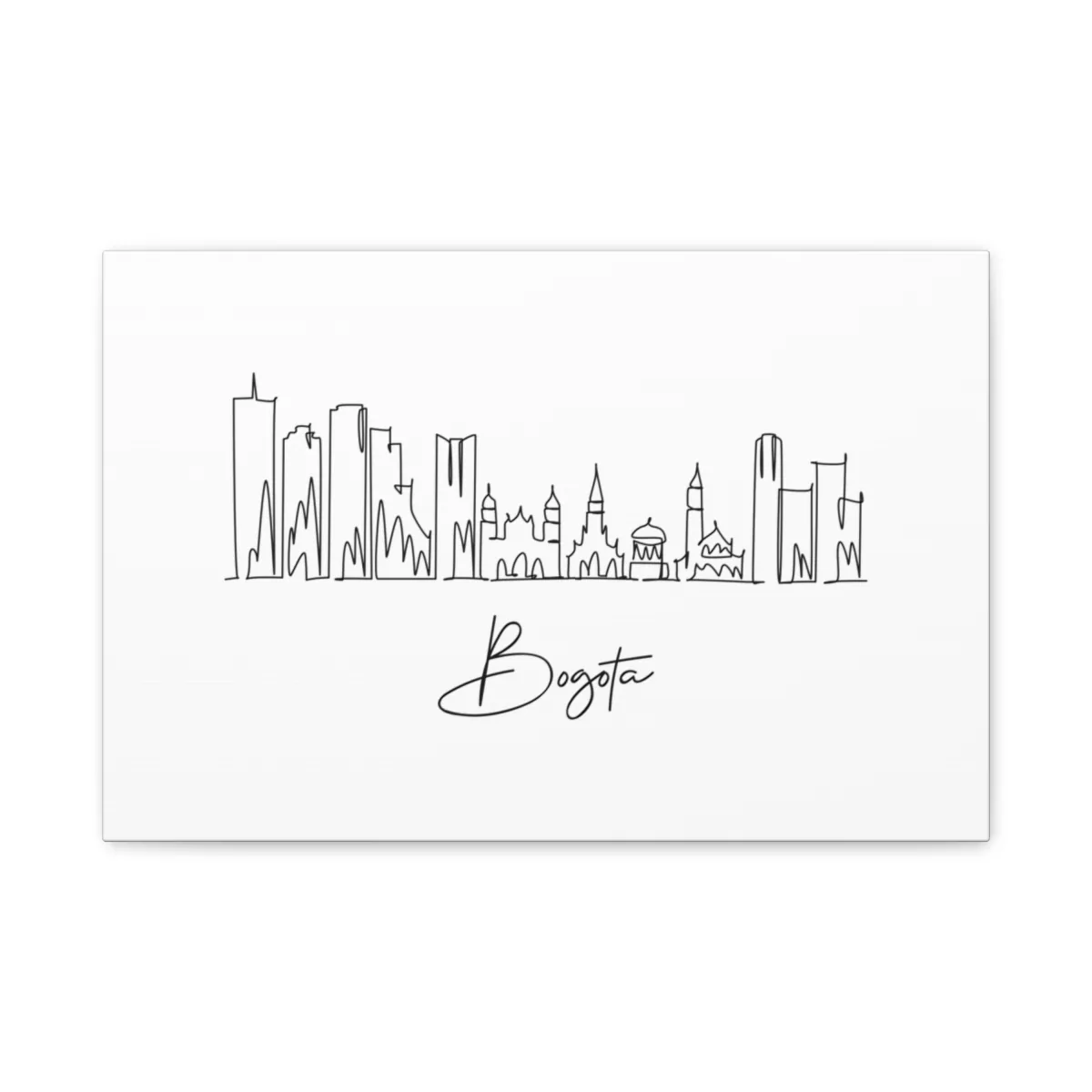 Bogota Skyline Canvas Print