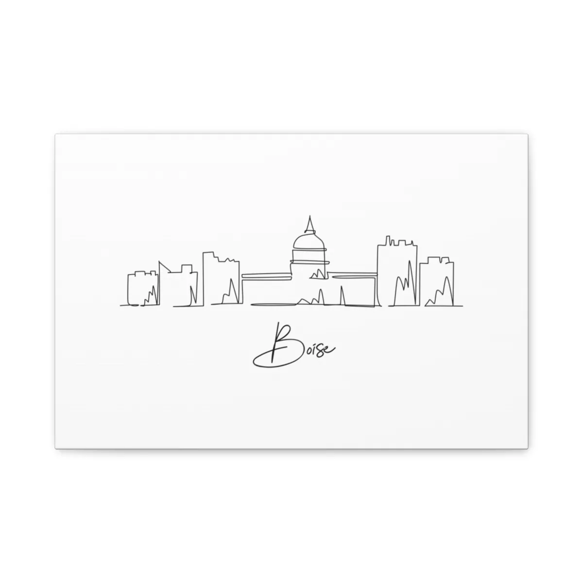 Boise Skyline Canvas Print
