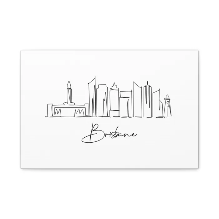 Brisbane Skyline Canvas Print