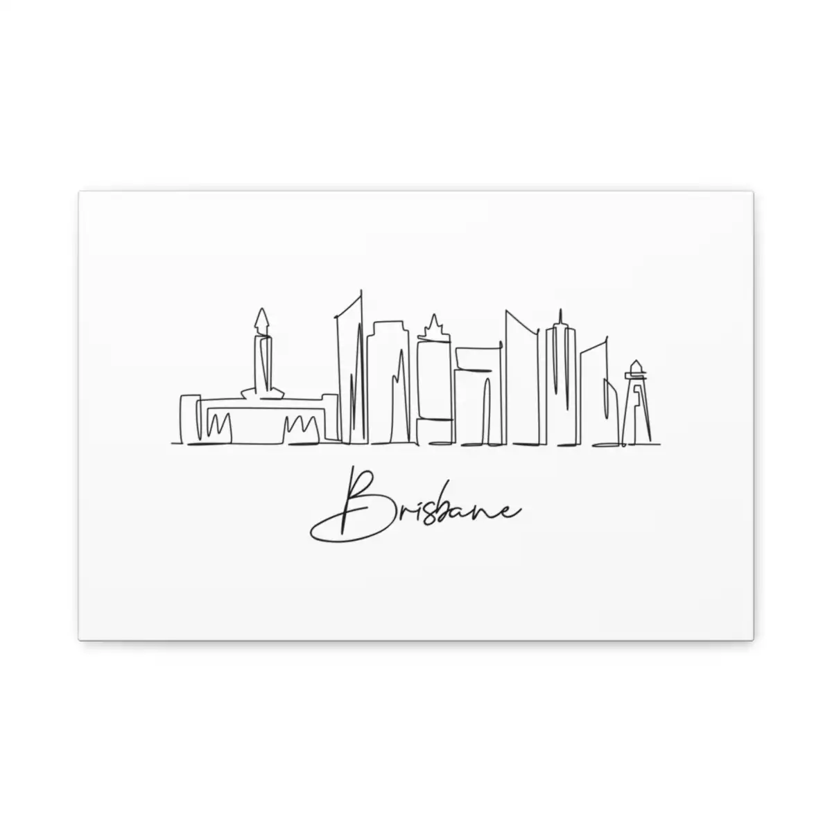 Brisbane Skyline Canvas Print