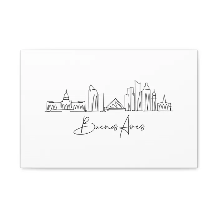 Buenos Aires Skyline Canvas Print