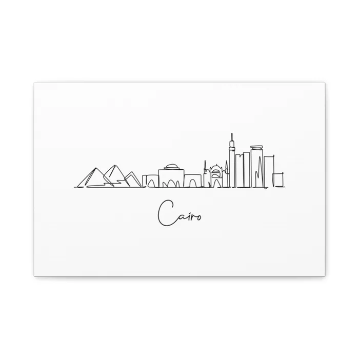 Cairo Skyline Canvas Print