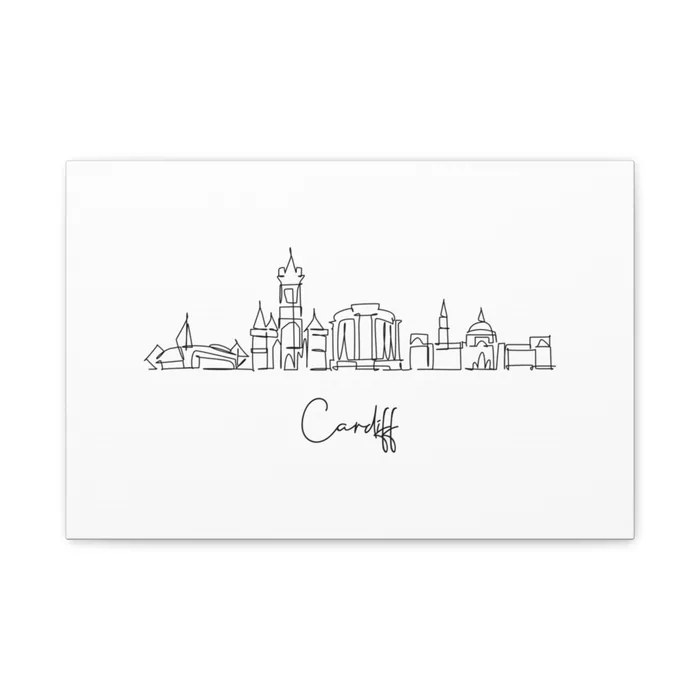 Cardiff Skyline Canvas Print