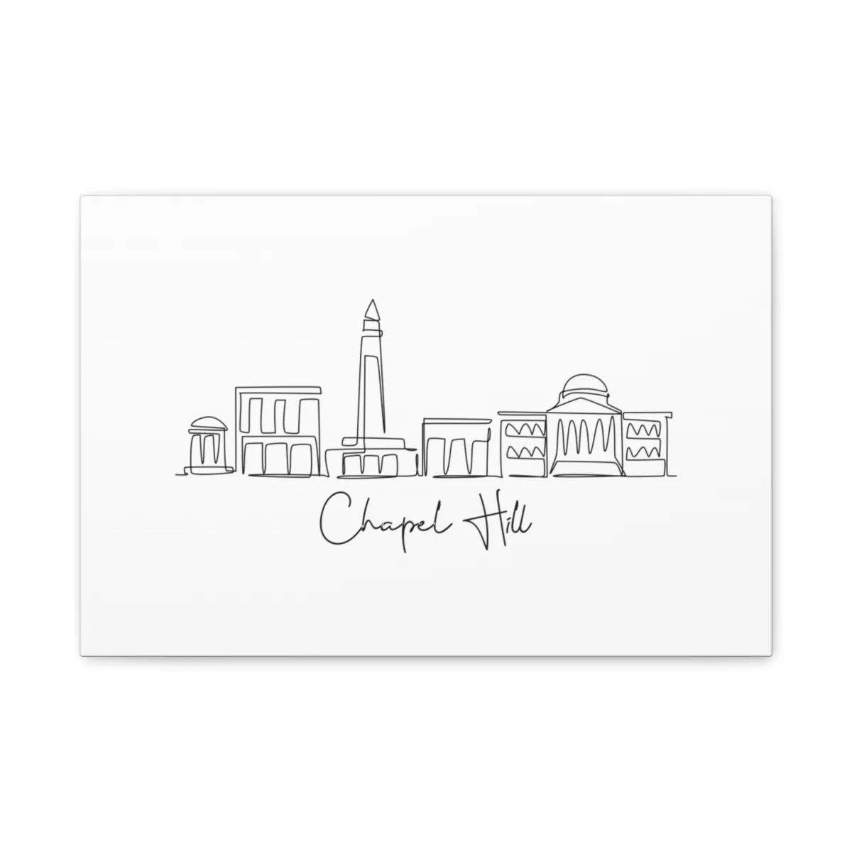 Chapel Hill Skyline Canvas Print
