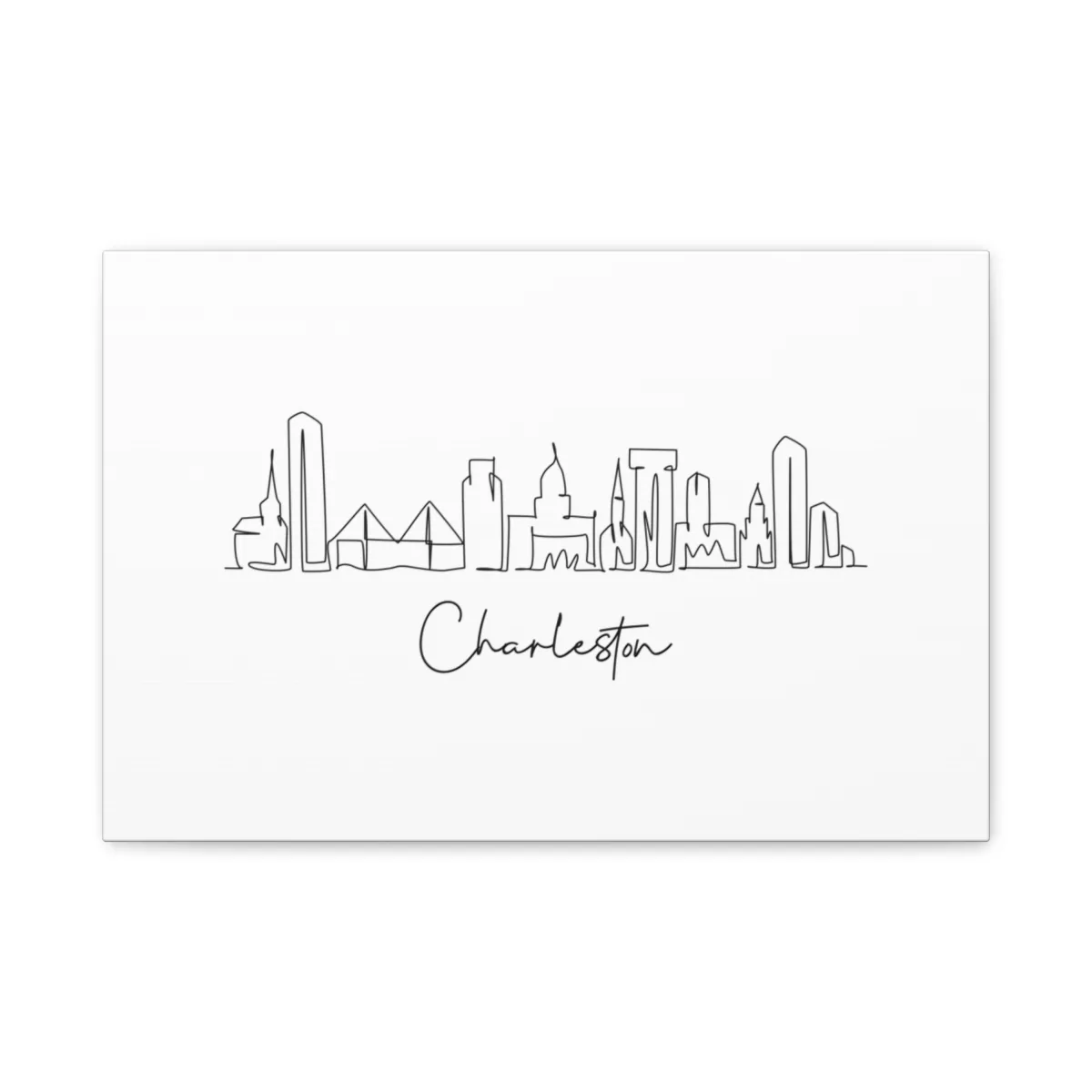Charleston Skyline Canvas Print