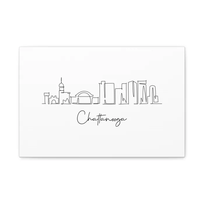 Chattanooga Skyline Canvas Print