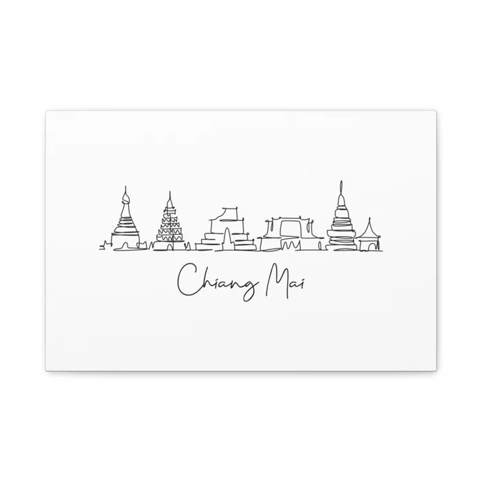 Chiang Mai Skyline Canvas Print