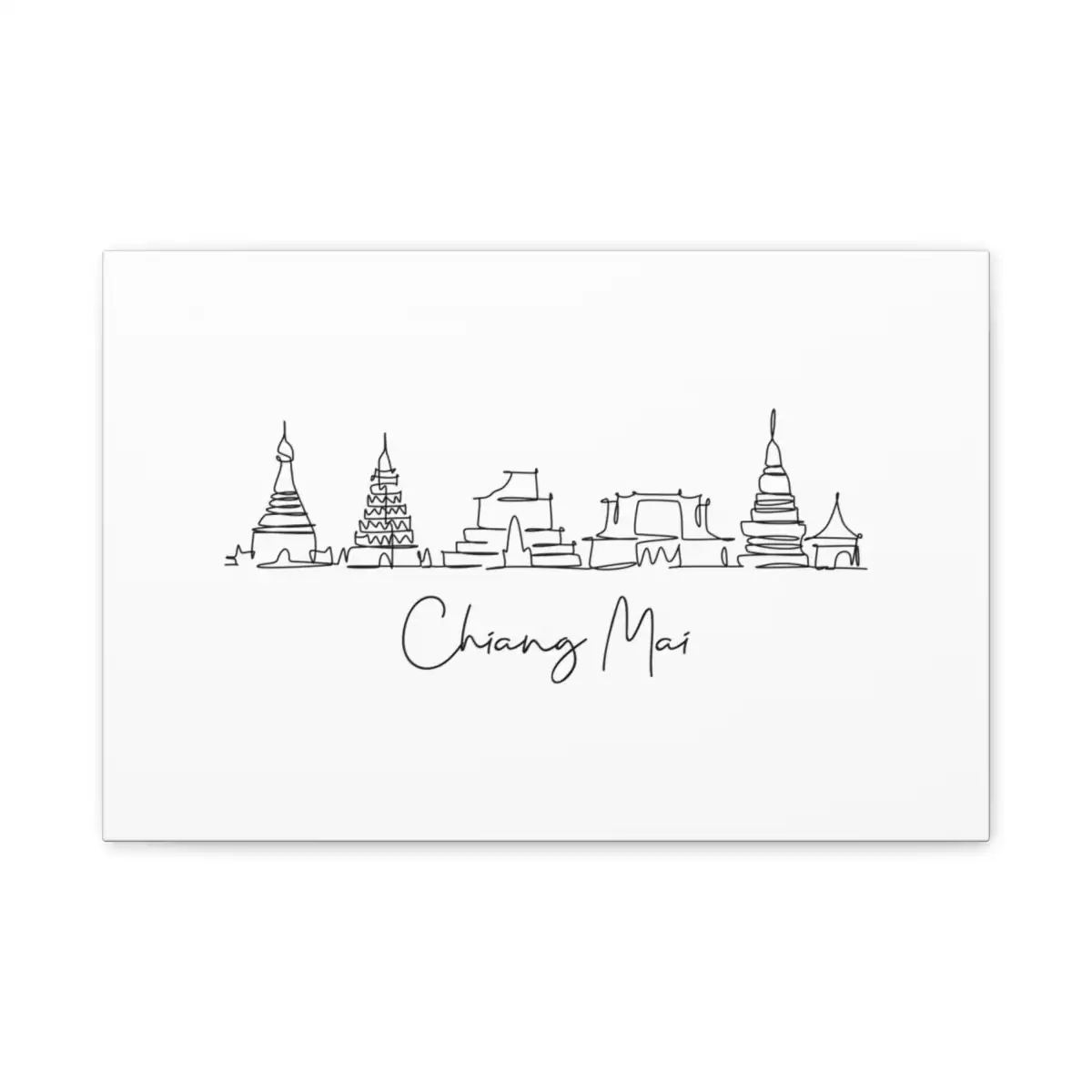 Chiang Mai Skyline Canvas Print