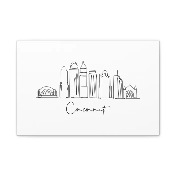 Cincinnati Skyline Canvas Print