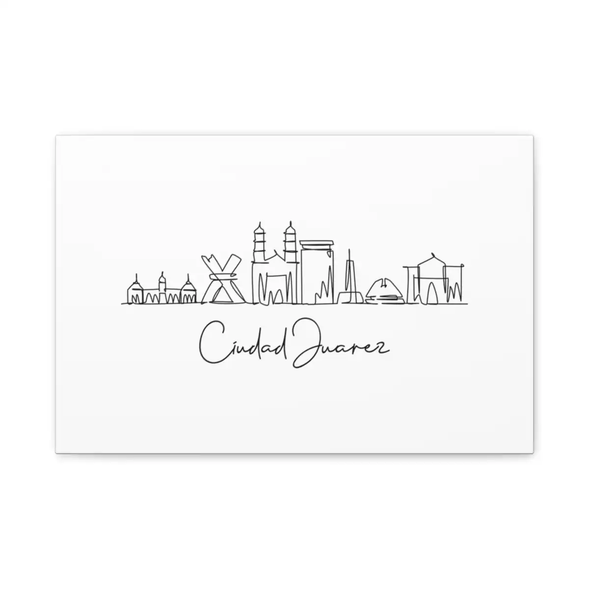 Ciudad Juarez Skyline Canvas Print