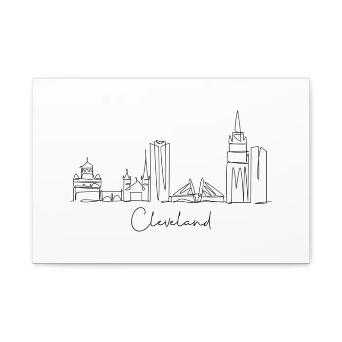 Cleveland Skyline Canvas Print