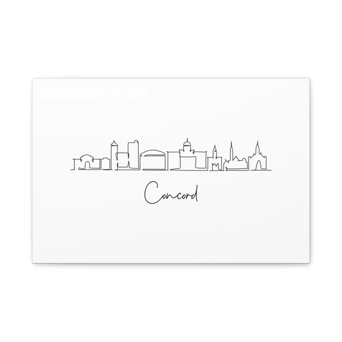 Concord Skyline Canvas Print