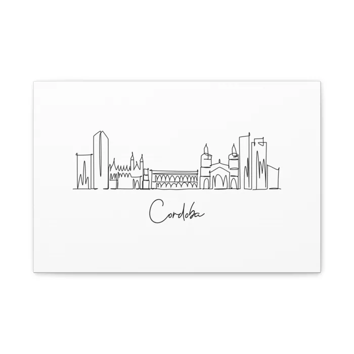 Cordoba Skyline Canvas Print