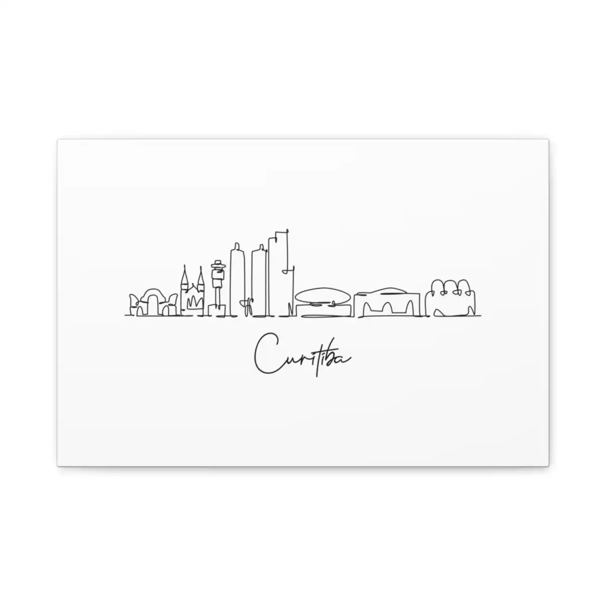 Curitiba Skyline Canvas Print
