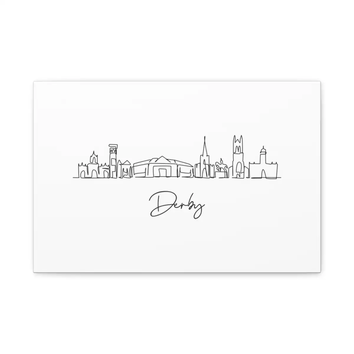Derby Skyline Canvas Print