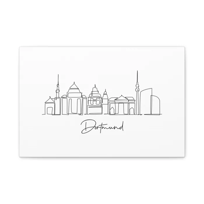Dortmund Skyline Canvas Print