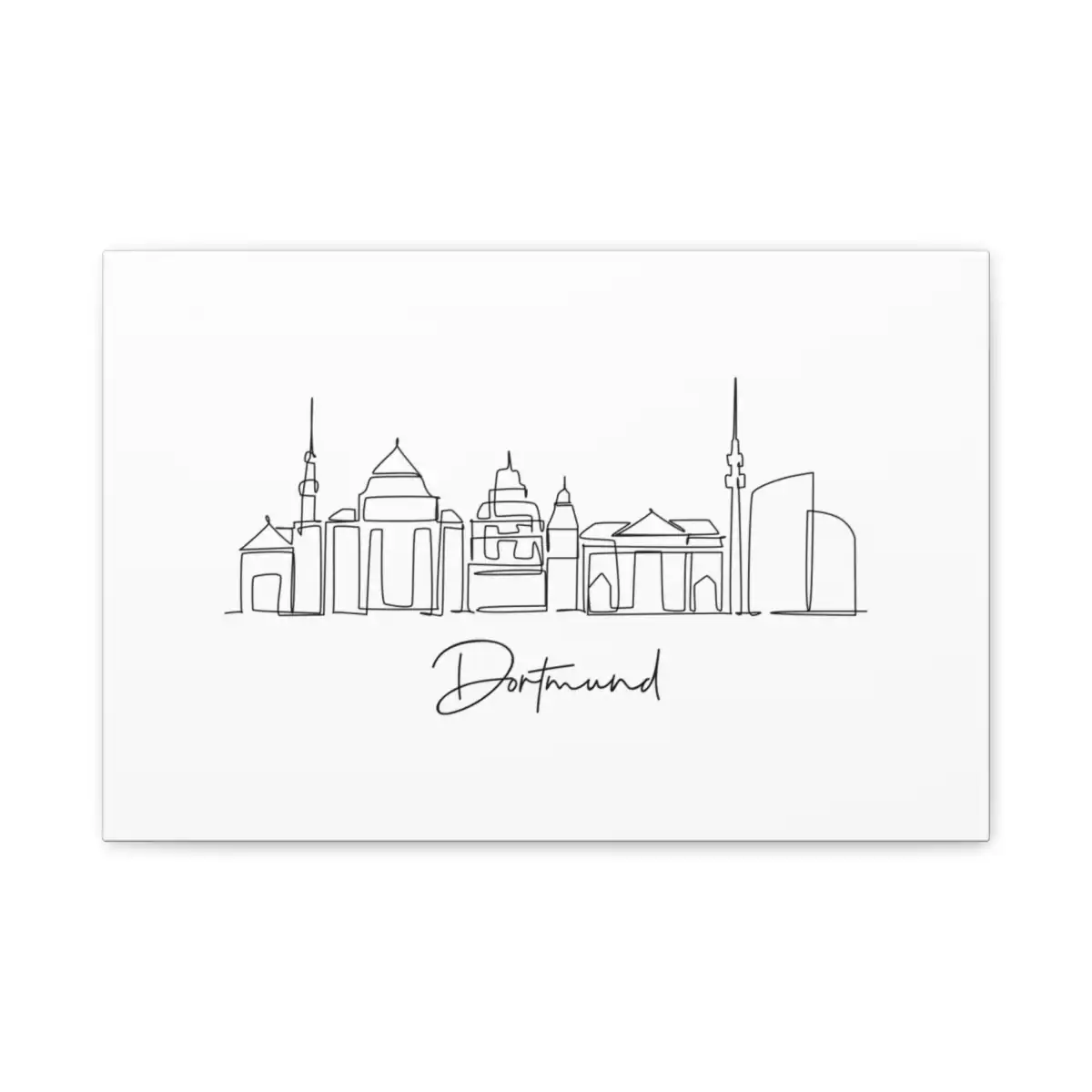 Dortmund Skyline Canvas Print