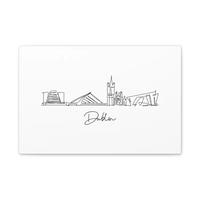 Dublin Skyline Canvas Print