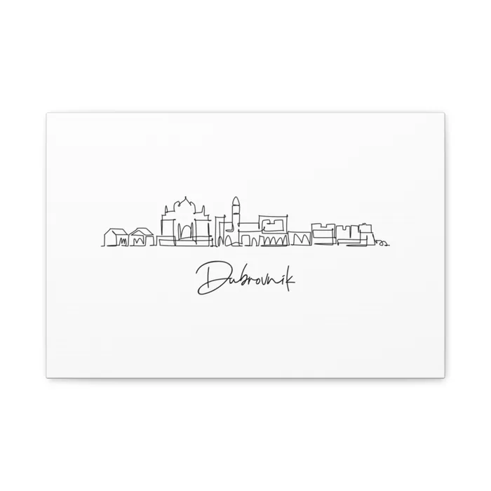 Dubrovnik Skyline Canvas Print