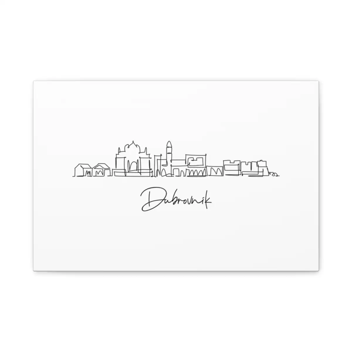 Dubrovnik Skyline Canvas Print