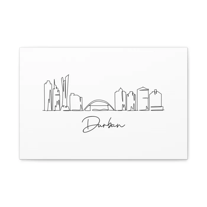 Durban Skyline Canvas Print