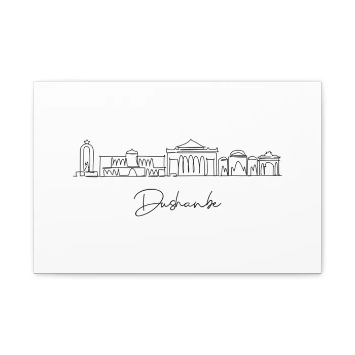 Dushanbe Skyline Canvas Print
